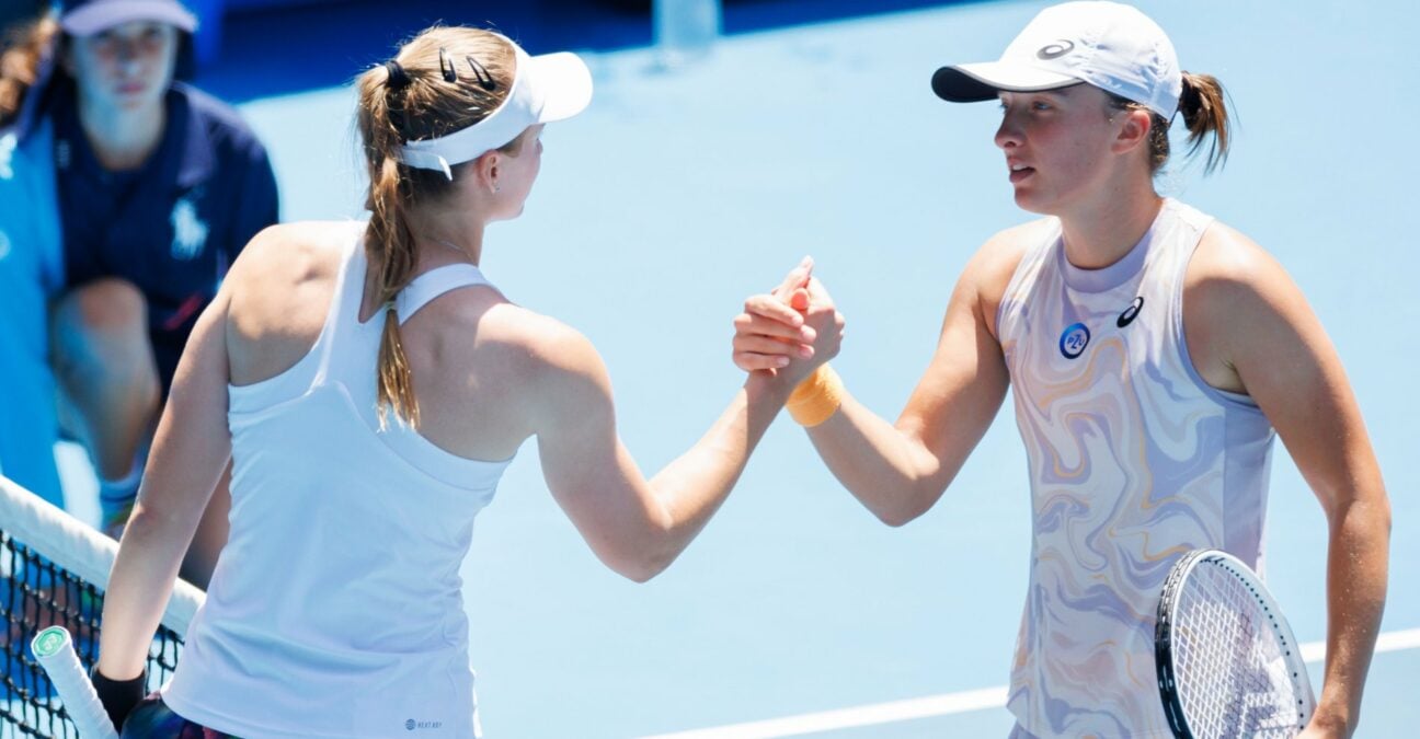 Elena Rybakina and Iga Swiatek