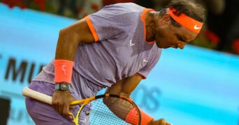 Rafael Nadal fist pump Madrid