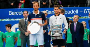 Daniil Medvedev and Dominic Thiem, Barcelona 2019