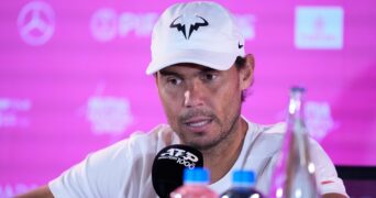 Rafael Nadal press Madrid